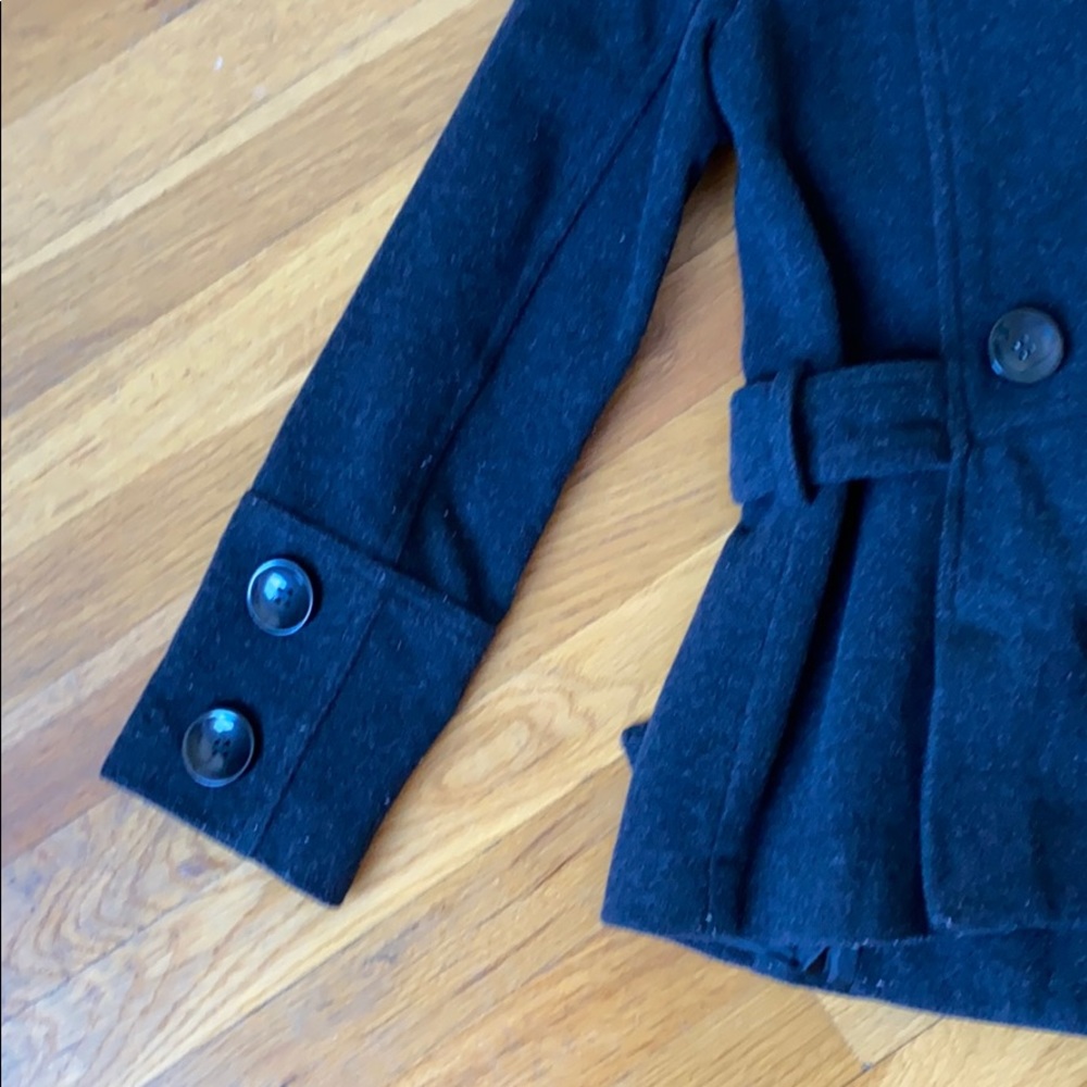 Zara Basic Black Wool Jacket - image 8